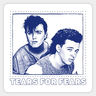 -- Tears For Fears -- 80s Aesthetic Sticker